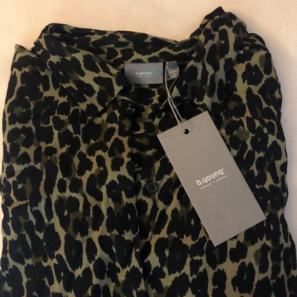 BNWT b.young Leopard Print Dress/Tunic - Picture 6 of 8
